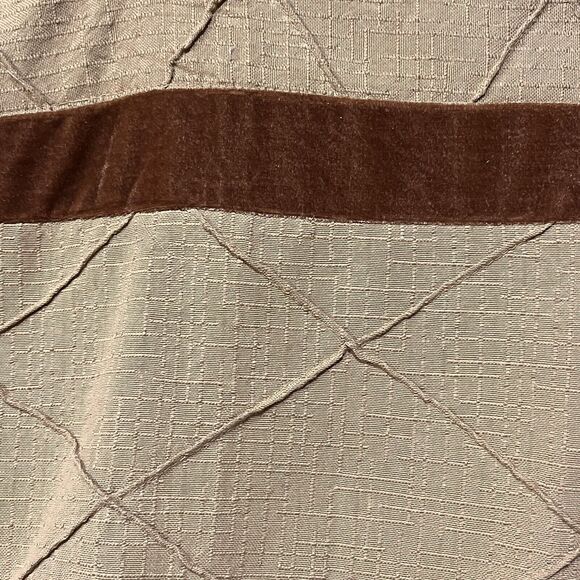 HIEnd Accents Santa Fe Bianca Euro Shams, Set Of 2, 27”x27”, NWT Textured Browns - Picture 2 of 8
